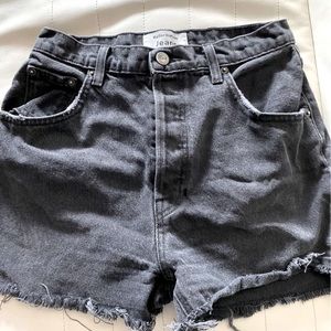 Reformation cut off denim shorts